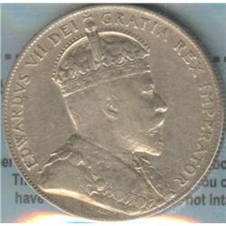 NFLD 1908 50 ¢, CCCS EF-40