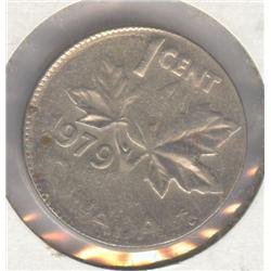 1 cent 1979 "Planchet error"