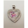 Image 1 : Silver Cubic Zirconia Pendant, Suggested Retail Value $100