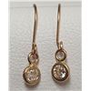 Image 1 : 10K Yellow Gold Diamond Earrings (~weight 0.2g), Suggested Retail Value $100
