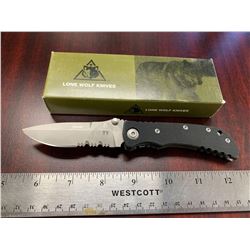 NEW Lone Wolf Harsey T1 Tactical Folding Knife