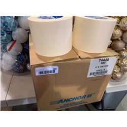 Case of 8 Anchor Tape Rolls (4" x 100 YDS)