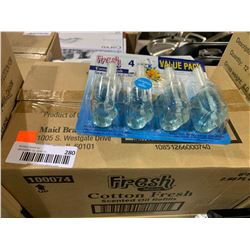 Case of 6 Fresh House Cotton Fresh Scented Oil Refills 4-Pack