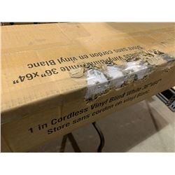 Case of 4 1" Cordless Vinyl Blinds (36" x 64")