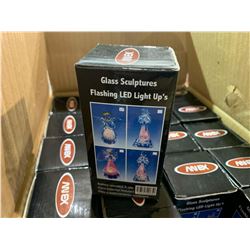 Lot of 12 NEW Anex LED Glass Sculptures