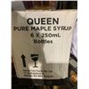 Image 2 : Case of Queen Pure Canadian Maple Syrup (6 x 250mL)