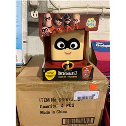 Case of 4 Incredibles 2 Glow Buddies LED Light Up Toys