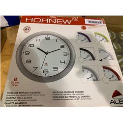 HornewSilent Quartz Wall Clock