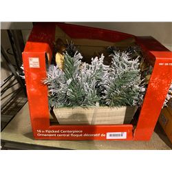 Home Accents Holiday 16" Flocked Centerpiece