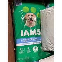 Iams Large Breed Chicken and Whole Grain Recipe Adult Dog Food (22.7kg)