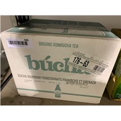 Case of Bucha Raspberry Pomegranate Kombucha Tea (12 x 473mL)