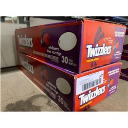 Twizzlers Wildberry Twizzelators Licorice Candy (957g) Lot of 2
