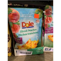 Case of Dole Sliced Peaches