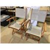 Image 2 : NEW Folding Patio Chair Lot of 2