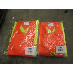 2 Pairs of New Reflective Safety Coveralls