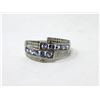 Image 1 : Multi Tanzanite & Diamond Sterling Silver Ring