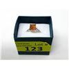Image 2 : Sterling Silver Azotic Topaz & Diamond Ring