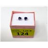 Image 2 : New Sterling Silver Amethyst Stud Earrings