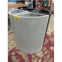 New Grey 18" Ficonstone Corner Planter