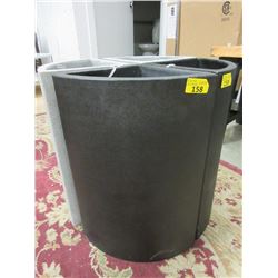 New 18" Black Ficonstone Corner Planter