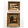 Image 1 : 2 Vintage Framed Oil Paintings