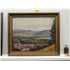 Image 1 : Vintage Oil on Board Panoramic Painting