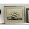 Image 1 : Vintage Ltd. Edition "Wing and Wing" Ship Print