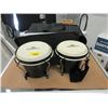 Image 1 : Hip Bongo Drum with Case - 6" & 7"