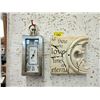 Image 1 : Mantle Clock and Ceramic Wall Plaque