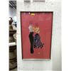 Image 1 : 1977 MAK Signed Mixed Media Painting