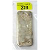 Image 1 : 20 Oz. Johnson Matthey .999+ Silver Loaf Bar