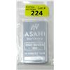 Image 1 : 10 Oz. Asahi Refining .999 Silver Bar