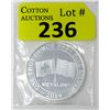 Image 1 : 1 Oz. Metalor .999 Silver Art Round