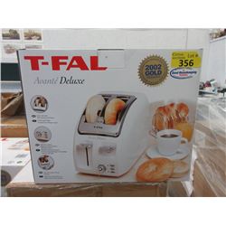 New T-Fal Deluxe 2 Slice Wide Slot Toaster