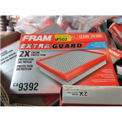 25 Assorted Fram Air Filters
