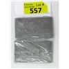 Image 1 : Two .999 Fine Titanium 1 Oz. Buffalo Bars