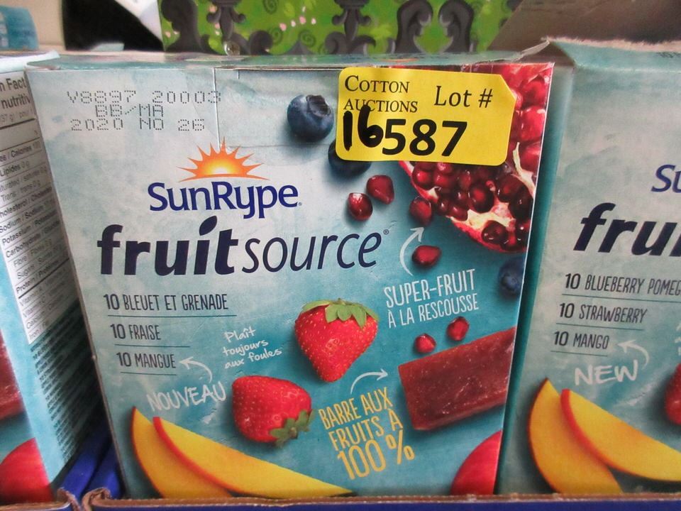 16 Boxes of 30 SunRype Fruit Bars