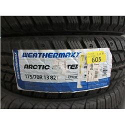 1 New Weathermaxx Arctic Winter 175/70R 13 Tire