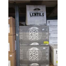 7 Cases of Roasted Pea & Lentil Snacks