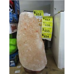 2 New Himalayan Salt Lamps  - With Bulbs & Cords