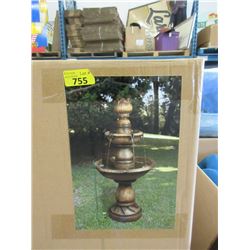 New 2 Tier Resin Garden Fountain with Pump