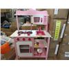 Image 1 : New Pink Children's Kitchen Set -Unassembled in Box