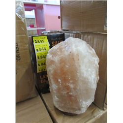 2 New Himalayan Salt Lamps  - With Bulbs & Cords