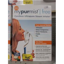 Cordless Ultrapure Steam Inhaler