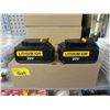 Image 1 : 2 Pack of 20 Volt Lithium Ion Batteries 5.0 AH