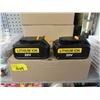 Image 1 : 2 Pack of 20 Volt Lithium Ion Batteries 5.0 AH