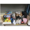 Image 1 : 2 Box Lot of Assorted New Household Goods & Toys