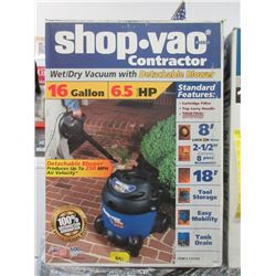 New 16 Gal Wet/Dry Shop Vac with Detachable Blower