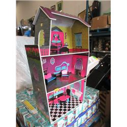New Furnished Doll House - Unassembled in Box