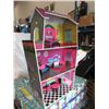 Image 1 : New Furnished Doll House - Unassembled in Box